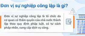 Đơn Vị Sự Nghiệp Công Lập Tiếng Anh Là Gì