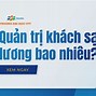 Quản Trị Khách Sạn Du Lịch Lương Bao Nhiêu